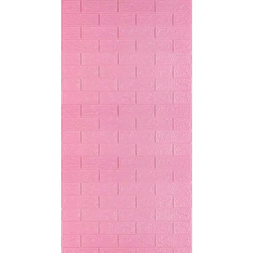 Самоклеющаяся 3D панель под Розовый Кирпич 3080x700x3мм SW-00001757 - фото 1