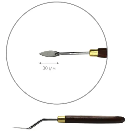 Мастихін Rosa Gallery Classic №19 довжина 3 см рибка - фото 1