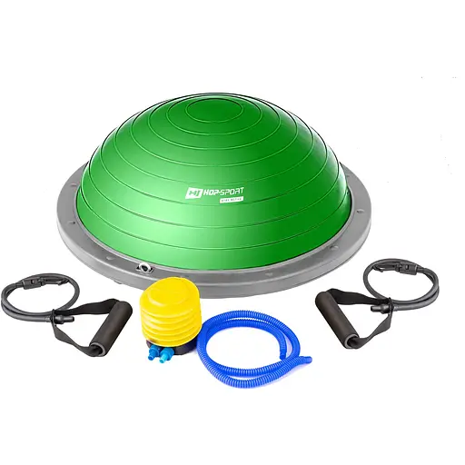 Балансировочная полусфера Hop-Sport HS-L058 зеленая - фото 5