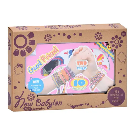 Детский набор творчества "New babylon" 11888C нити 10 штук 10 цветов - фото 4