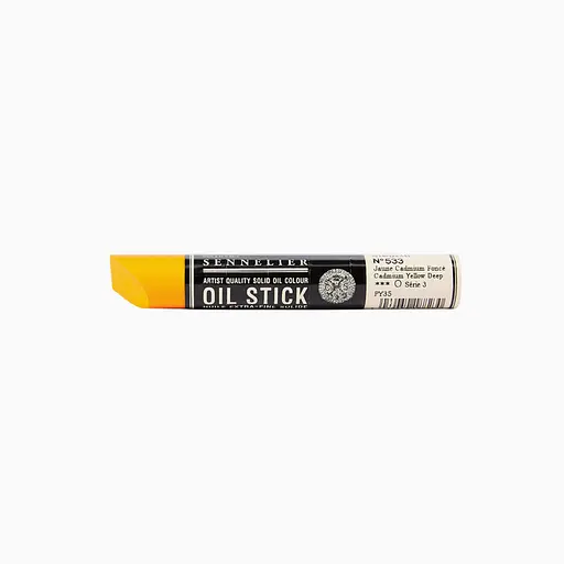 Фарба олійна у формі пастелі Sennelier Oil Stick, 38 мл, S3, Кадмій жовтий глибокий (Cadmium yellow deep)