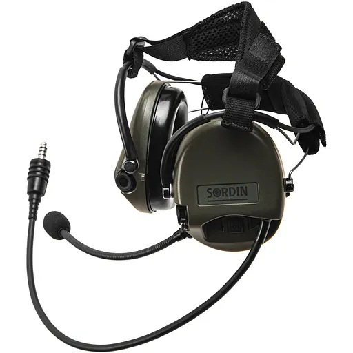 Наушники Sordin Supreme MIL CC Neckband 76332-06-S Green PVC