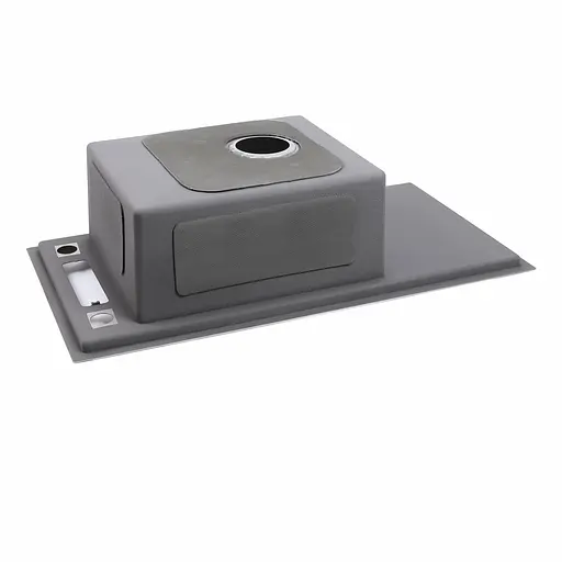 Кухонная мойка Germece Handmade 800x430x230 (с подставкой для ножей) HD-D008, Нержавеющая сталь - фото 6