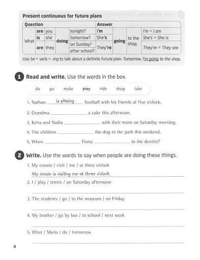 Our World 4. Grammar. Workbook - фото 5