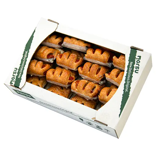 Печиво здобне листкове Norsu Шалене зі смаком абрикосу 0.4 кг - фото 1