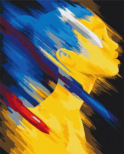 Картина за номерами на підрамнику Brushme Ми вистоїмо! Поліна Скурихіна