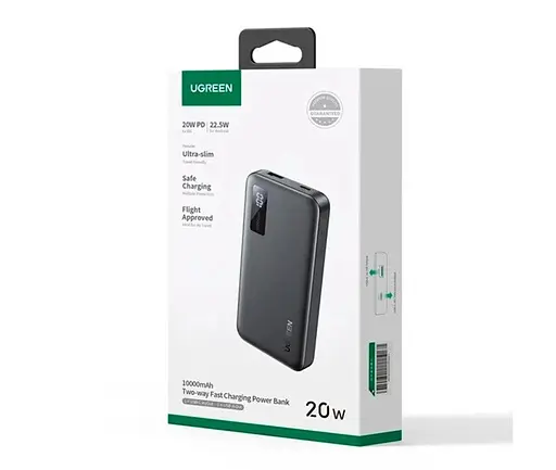 Зовнішній акумулятор UGREEN PB311 10000mAh Mini Quick Charging 20W (UGR-25742) - фото 3