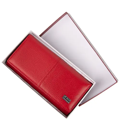 Гаманець жіночий шкіряний червоний Imperial Horse A0001-A RED-2 - фото 5