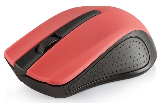 Мышь Modecom MC-WM9, бездротова, 2кн., 1200dpi, нано ресивер чорно-червона (M-MC-0WM9-150) - фото 3