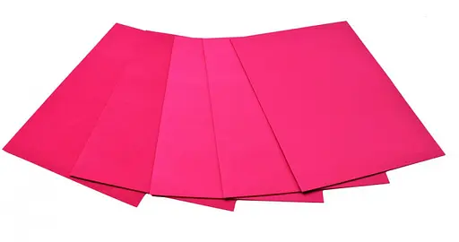 Фоаміран кольоровий, А4, 2 мм, 5 аркушів, Фуксія, EVA-044