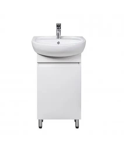 Тумба Мойдодир Temp 50 з умивальником Solo 50 Білий - фото 2