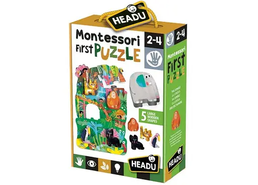 Настільна гра Headu Мій перший пазл Монтессорі. Джунглі (First Puzzle Montessori. The Jungle) (IT22380)
