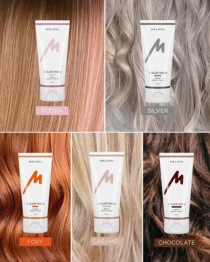 Тонирующая маска для волос Рыжий Color Mask Foxy Meloni 200 мл - фото 4