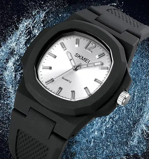 Наручний годинник чоловічий Skmei 1717 Silver, 1717SI (18407) - фото 6