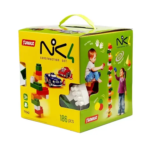Детский Конструктор NIK-4 71542, 186 деталей