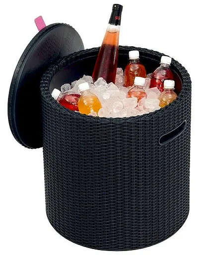 Стіл-бар Keter Cool Stool пластик антрацит - фото 3