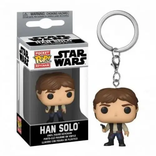Фігурка-брелок Зоряні Війни Хан Соло Funko Pop Star Wars Han Solo 4 см Trinket SW HS - фото 1