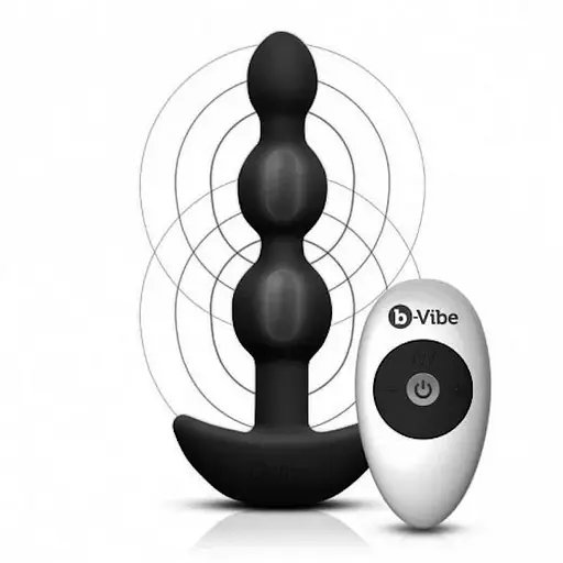 Анальна пробка B-Vibe Triplet 13.8 см (чорний)