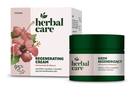 Крем восстанавливающий Ниацинамид и Гибискус Herbal Care Farmona 50 мл - фото 1