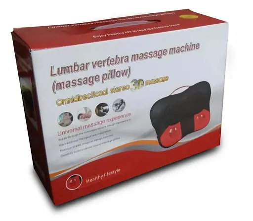Гібридна масажна подушка Lumbar Vertebra Massage Machine B51 для всього тіла - фото 9