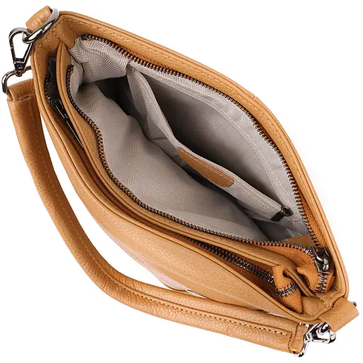 Женская сумка Vintage на два отделения из натуральной кожи 28х23х11 см sum0027620 - фото 7