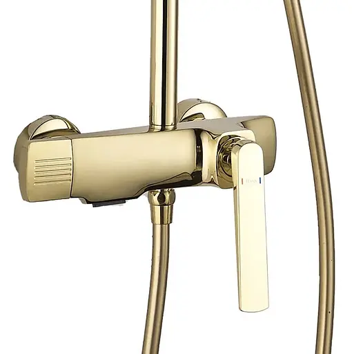 Душова система Rea Rebel gold з виливом REA-P2413, Золотий - фото 3