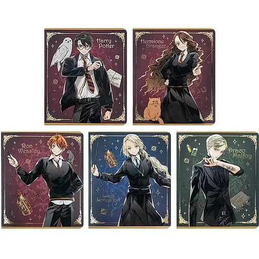 Набір зошитів Kite Harry Potter А5 в клітинку 24 аркуші 20 шт. (HP24-238)