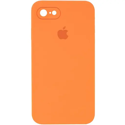 Чехол Epik Silicone Case Square Full Camera Protective AA для Apple iPhone 7/8/SE 2020 4.7 Оранжевый/Papaya - фото 1