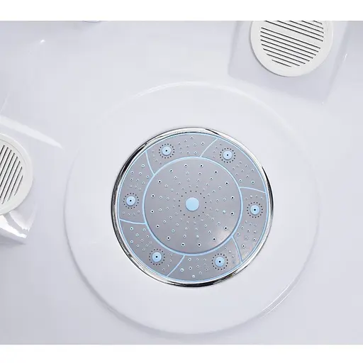 Гидромассажный бокс Lidz Tani SBM90x90.SAT.HIGH.FR Frost, Хром матовый, матовый, хром матовый - фото 5