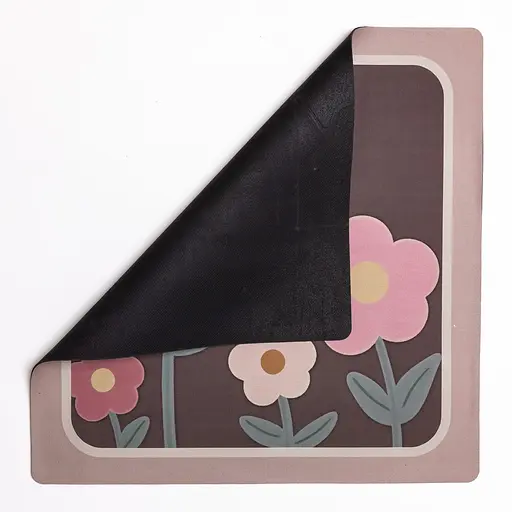 Коврик для ванной комнаты из мягкого диатомита 58×58 (см) влагопоглощающий коврик для дома ванны - фото 3