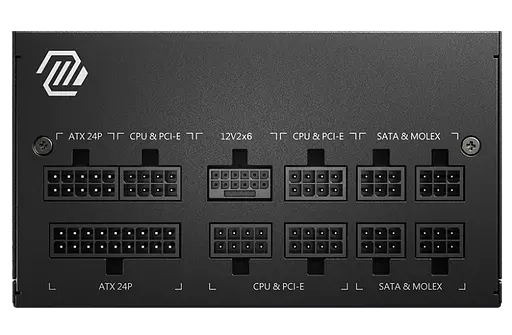 Блок питания MSI MAG A750GL PCIE5 750W 80+ Gold (MAG A750GL PCIE5)