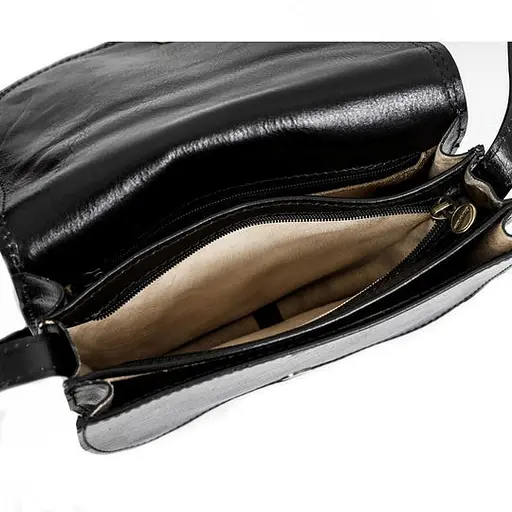 Кожаная женская сумка-мессенджер Time Resistance 18х25х9 см sum0026305 - фото 2