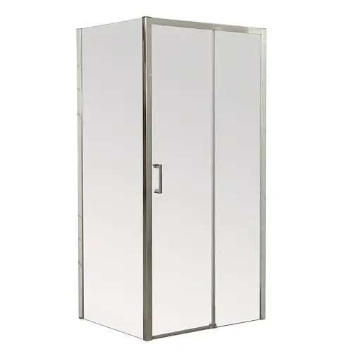 Душевая кабина без поддона Mixxus Premium Diverse SC03-100x80x195-TR хром прозрачное стекло 6 мм MI6865, Универсальная, прозрачный, хром - фото 1