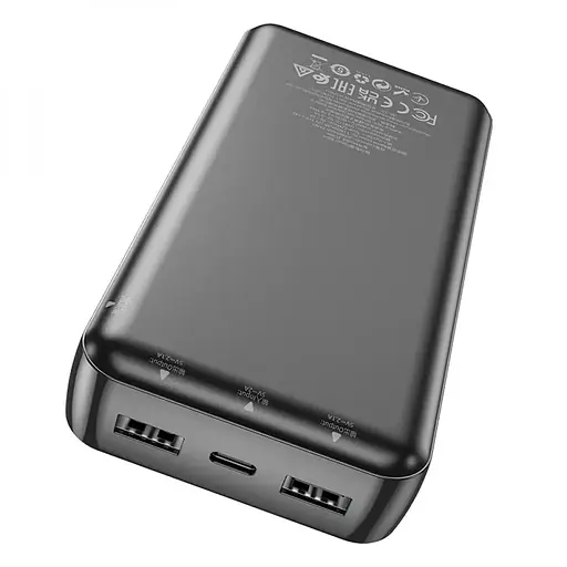 Зовнішній акумулятор HOCO J100A High-ranking power bank(20000mAh) Black - фото 3