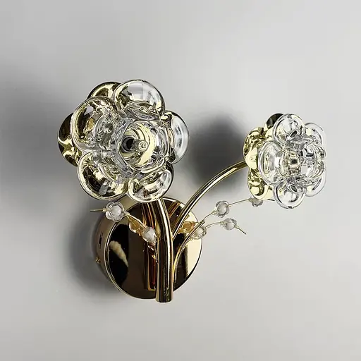 Чарівне золоте бра у природніх мотивах Арт. 4868/2 FG Line F - фото 5