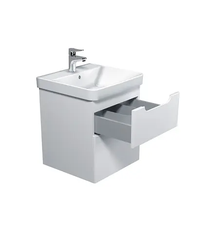 Тумба Мойдодир Malaga 50-A Білий з умивальником Vivace 50 Білий - фото 2