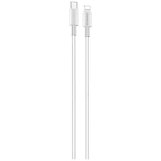 Кабель ColorWay Type-C - Apple Lightning PD Fast Charging 3.0А 1м White