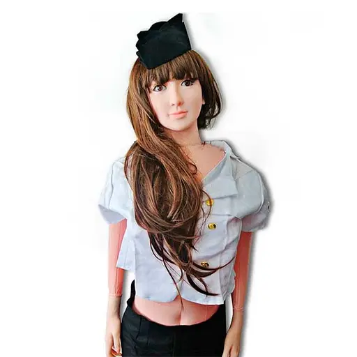 Реалістична секс-лялька Анжеліка з вібрацією тілесного кольору з анальним отвором - фото 4