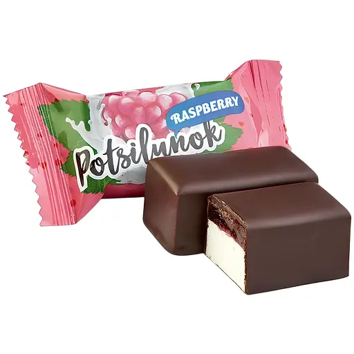 Конфеты глазированные SweeTale Поцелуй с ароматом малины со сбивным корпусом 2.5 кг - фото 2