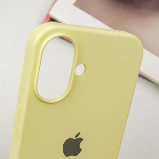 Чехол Epik Silicone Case Full Protective AA для Apple iPhone 16 Plus 6.7 Желтый/Mellow Yellow - фото 5