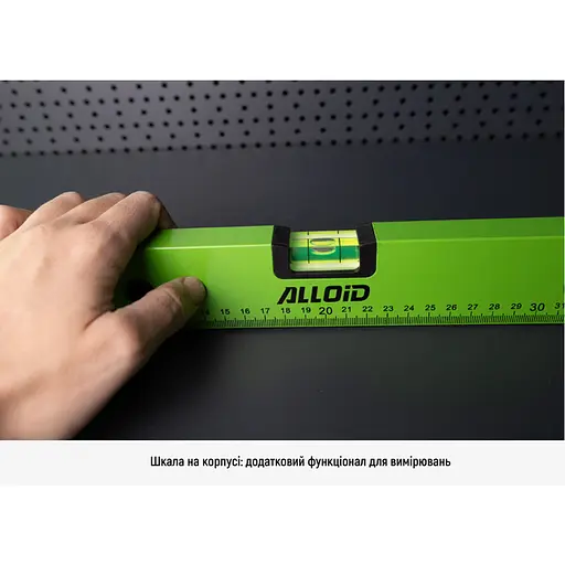 Рівень будівельний Alloid 3 капсули 40 см (LD-151040) - фото 4