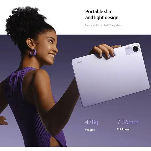 Планшет Xiaomi Redmi Pad SE 6/128Gb Purple (Global Version) - фото 5