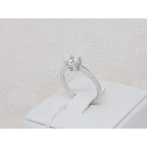 Золотое кольцо Столичная Ювелирная Фабрика с фианитом. 140649Б 16,5 - фото 2