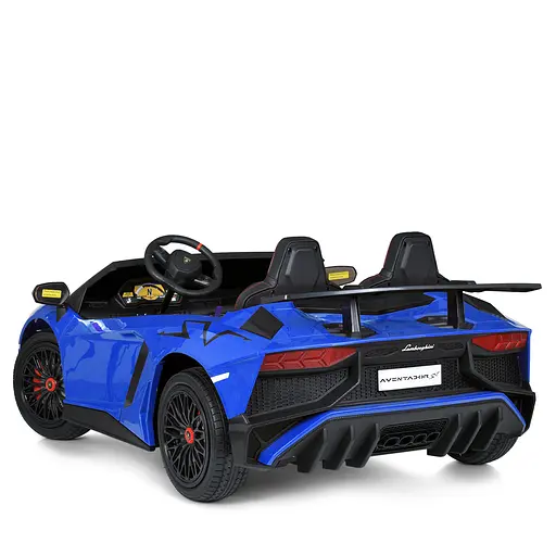 Електромобіль дитячий Bambi Lamborghini Racer M 5738AL-4 з музикою світлом Bluetooth та надувними колесами - фото 4