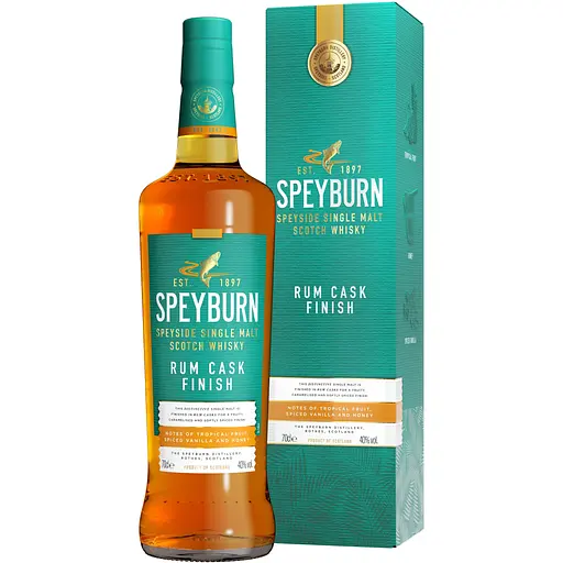 Уценка. Виски Speyburn Rum Cask Finish Single Malt Scotch Whisky 40% 0.7 л в подарочной упаковке