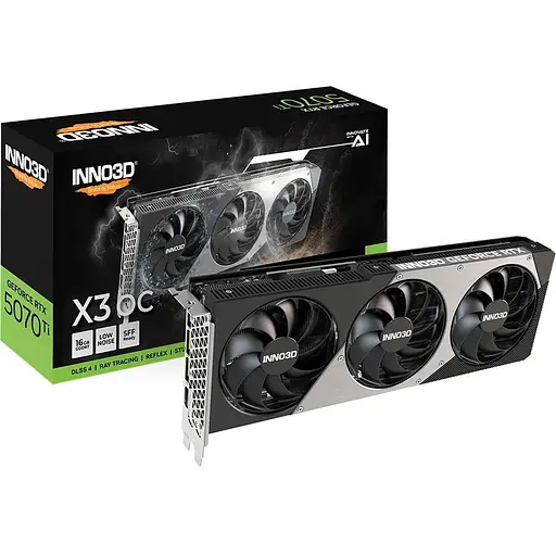 Видеокарта Inno3D GeForce RTX 5070 Ti X3 OC (N507T3-16D7X-176068N) EU [132361]