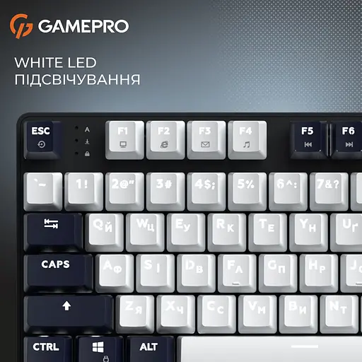 Клавиатура GamePro Genesis Metallic Outemu Red Swithes USB Black (MK110B) [152666] - фото 19