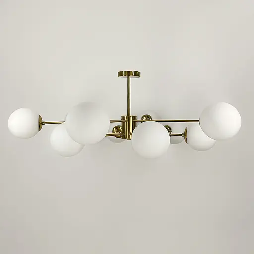 Потолочная люстра Right Selection на 12 плафонов Line.F CD 111/12 AB - фото 4