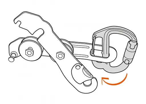 Карабін Petzl Freino Z Twist-Lock Grey/Red (1052-M042AA00) - фото 2