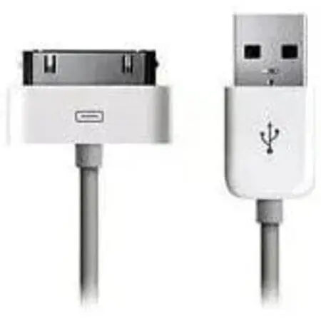 Кабель Atcom data Iphone 3 /3GS /4 /4S Ipad белый 1 м